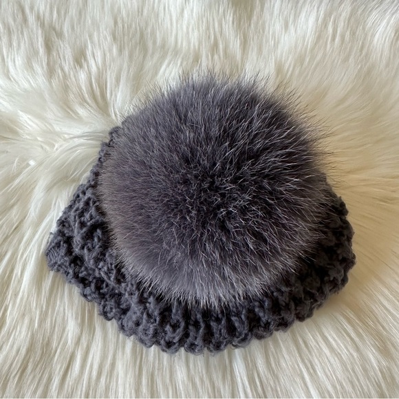 Kyi Kyi Beanie Hat Fox Fur Pom Pom main image 6